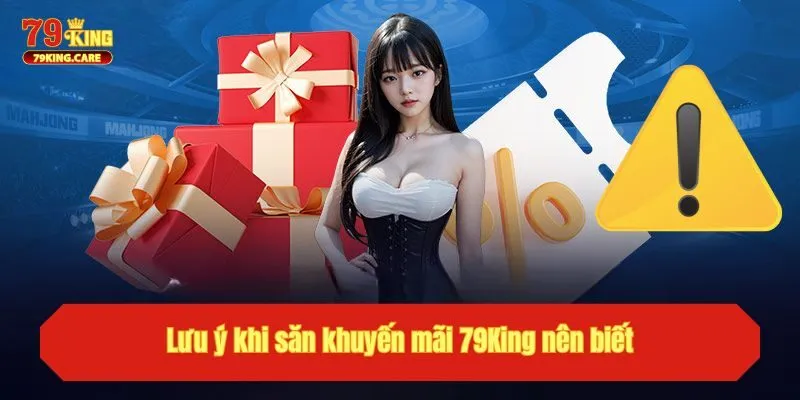 Khuyến Mãi 79KING Rinh Quà Vui, Giải Trí Ngập Tràn 3 Lưu ý khi săn khuyến mãi 79KING nên biết