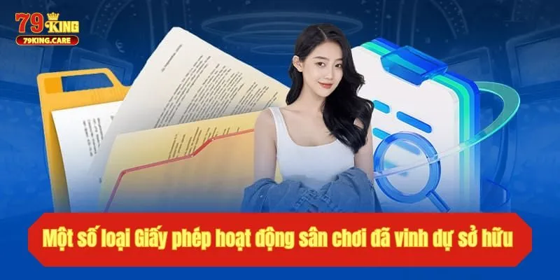 Một số loại Giấy phép hoạt động cổng game đã vinh dự sở hữu 